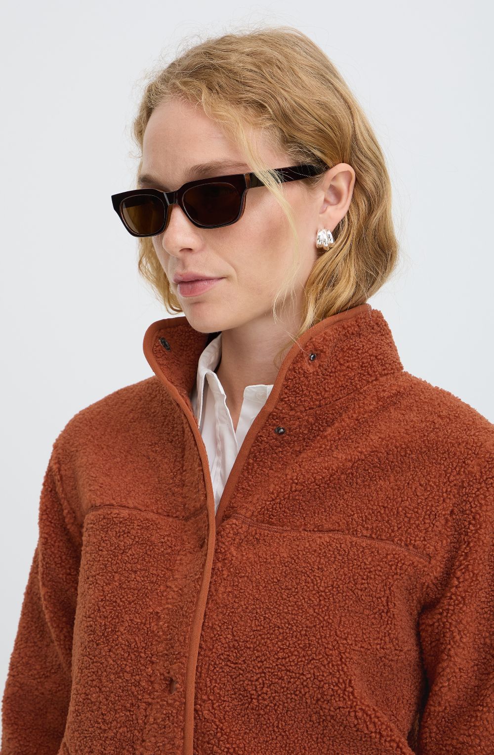 Smoked Paprika Teddy Coat