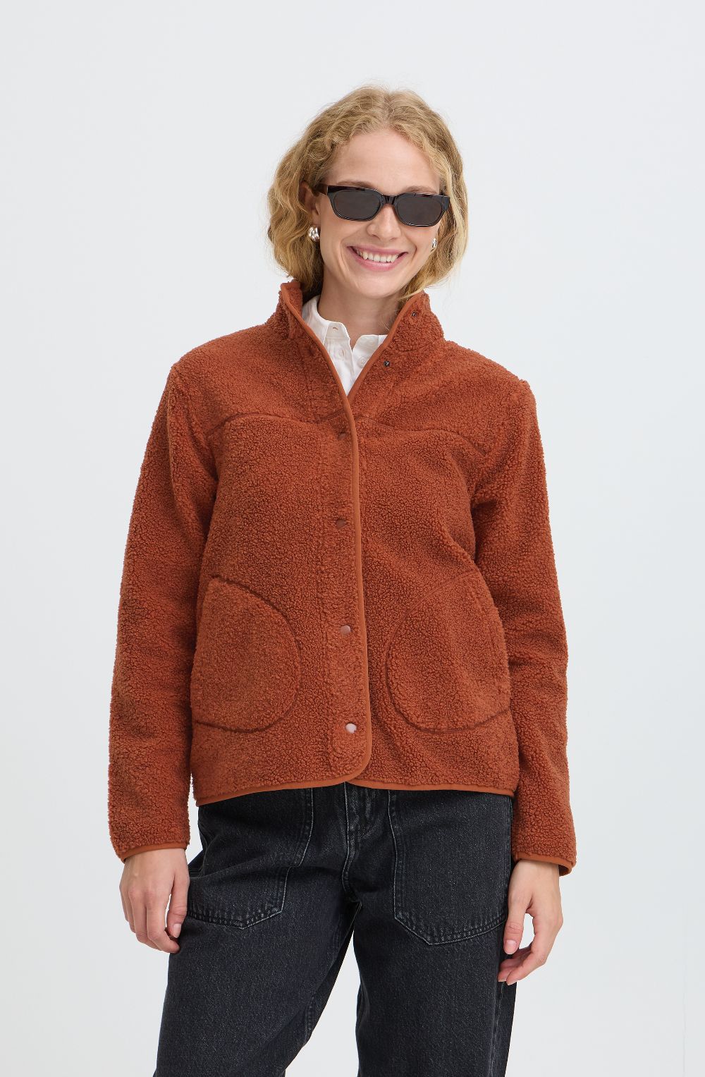 Smoked Paprika Teddy Coat