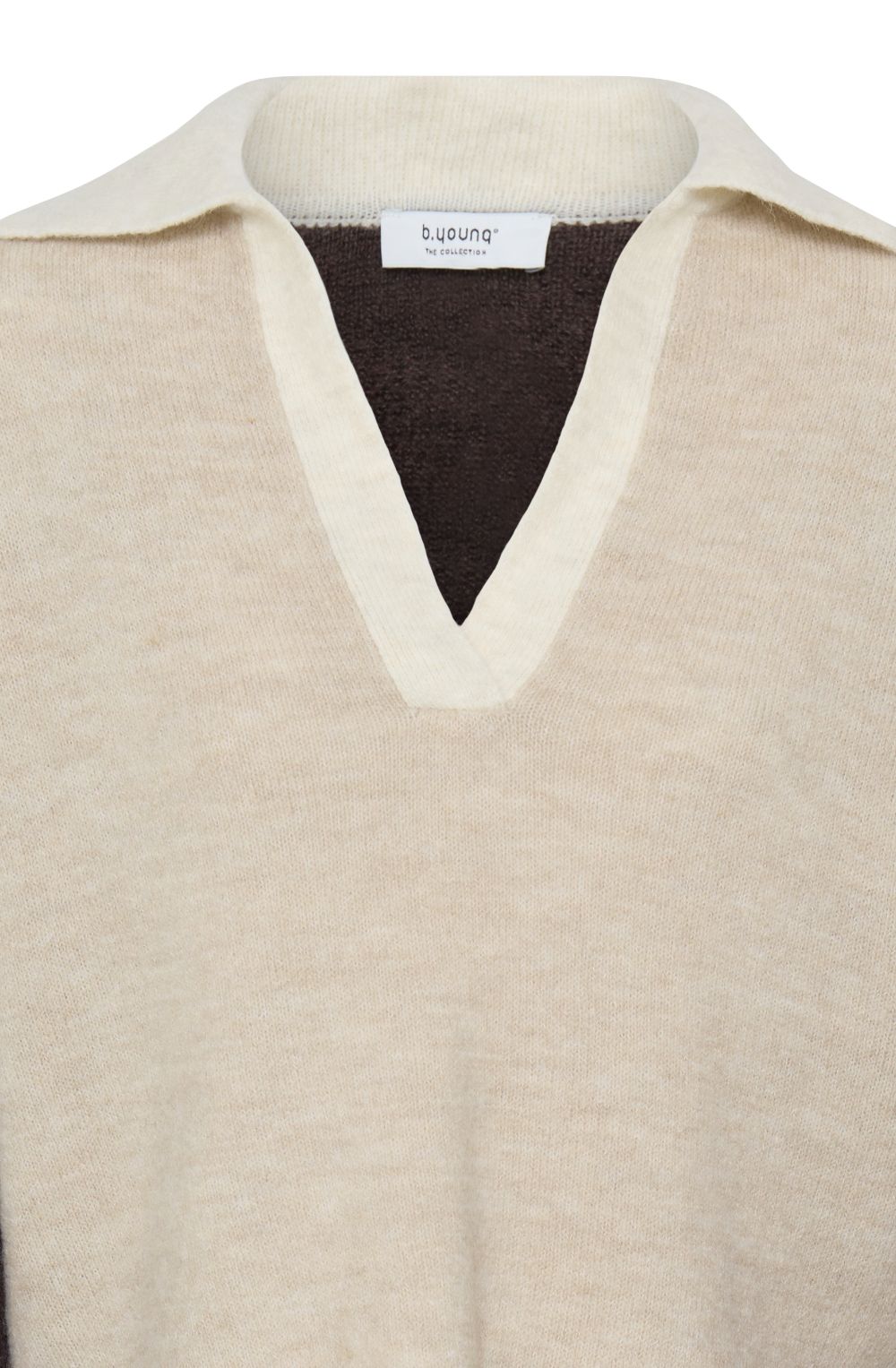 Java Monna Polo Contrasting Knit Jumper