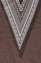 Java Paisley Silk Touch Triangle Scarf