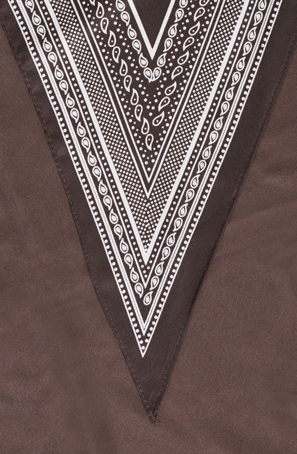 Java Paisley Silk Touch Triangle Scarf