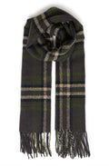Java Avocado Check Scarf