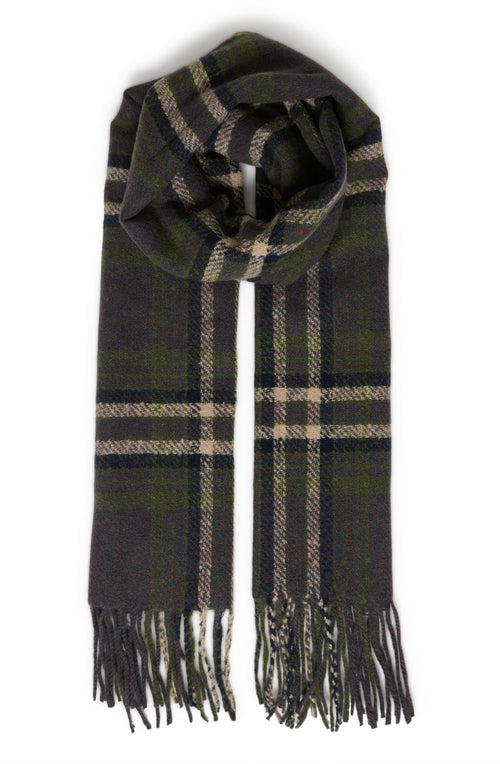 Java Avocado Check Scarf