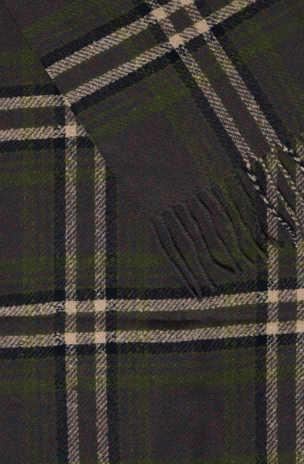 Java Avocado Check Scarf