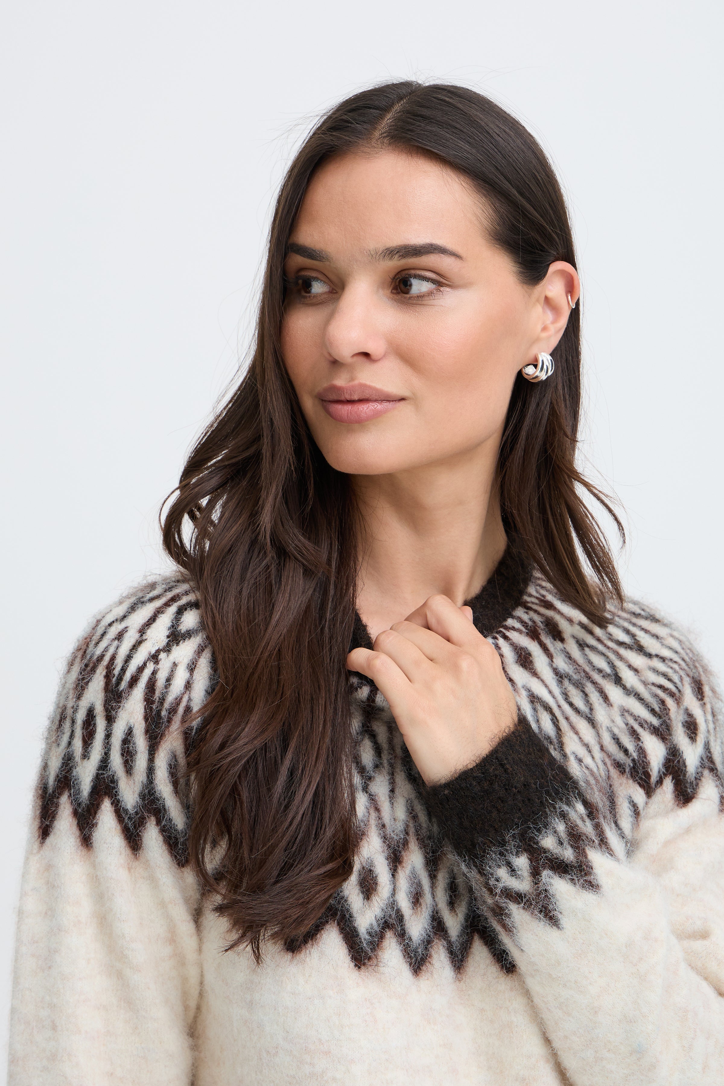 Birch Java Fair Isle Knit Jumper