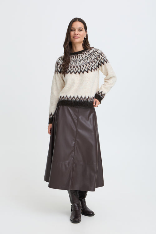 Birch Java Fair Isle Knit Jumper