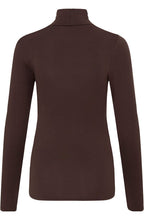 Java Brown Pamila Polo Neck Top