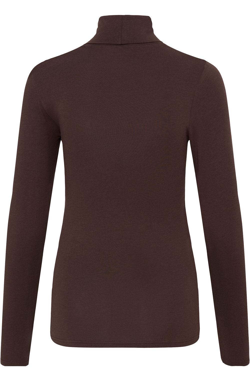 Java Brown Pamila Polo Neck Top