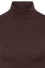 Java Brown Pamila Polo Neck Top