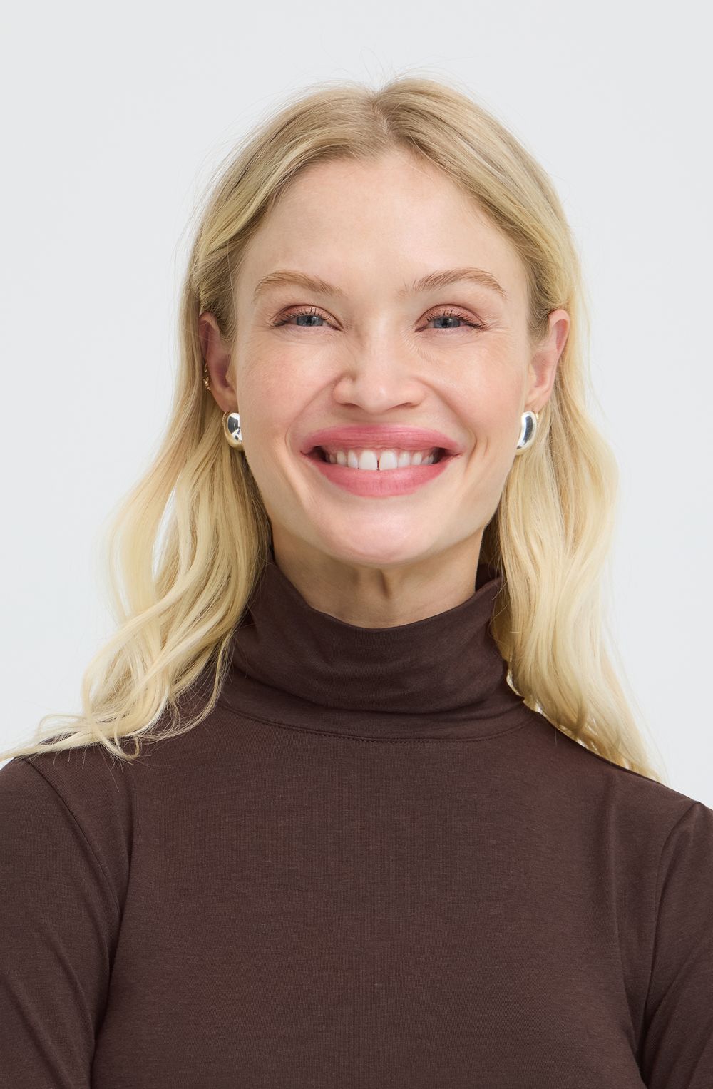 Java Brown Pamila Polo Neck Top