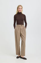Java Brown Pamila Polo Neck Top