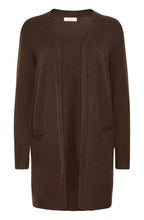 Java Brown Nonina Open Front Cardigan