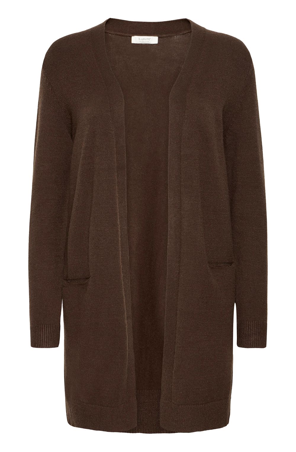 Java Brown Nonina Open Front Cardigan