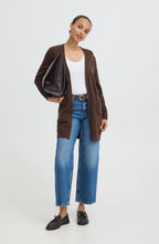 Java Brown Nonina Open Front Cardigan