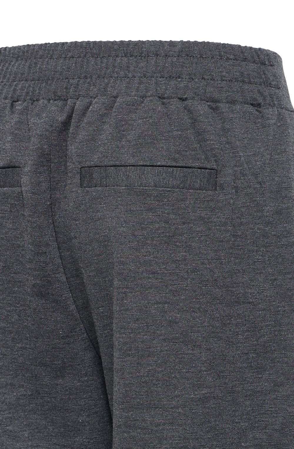 Rizetta Dark Grey Wide Ankle Length Trousers