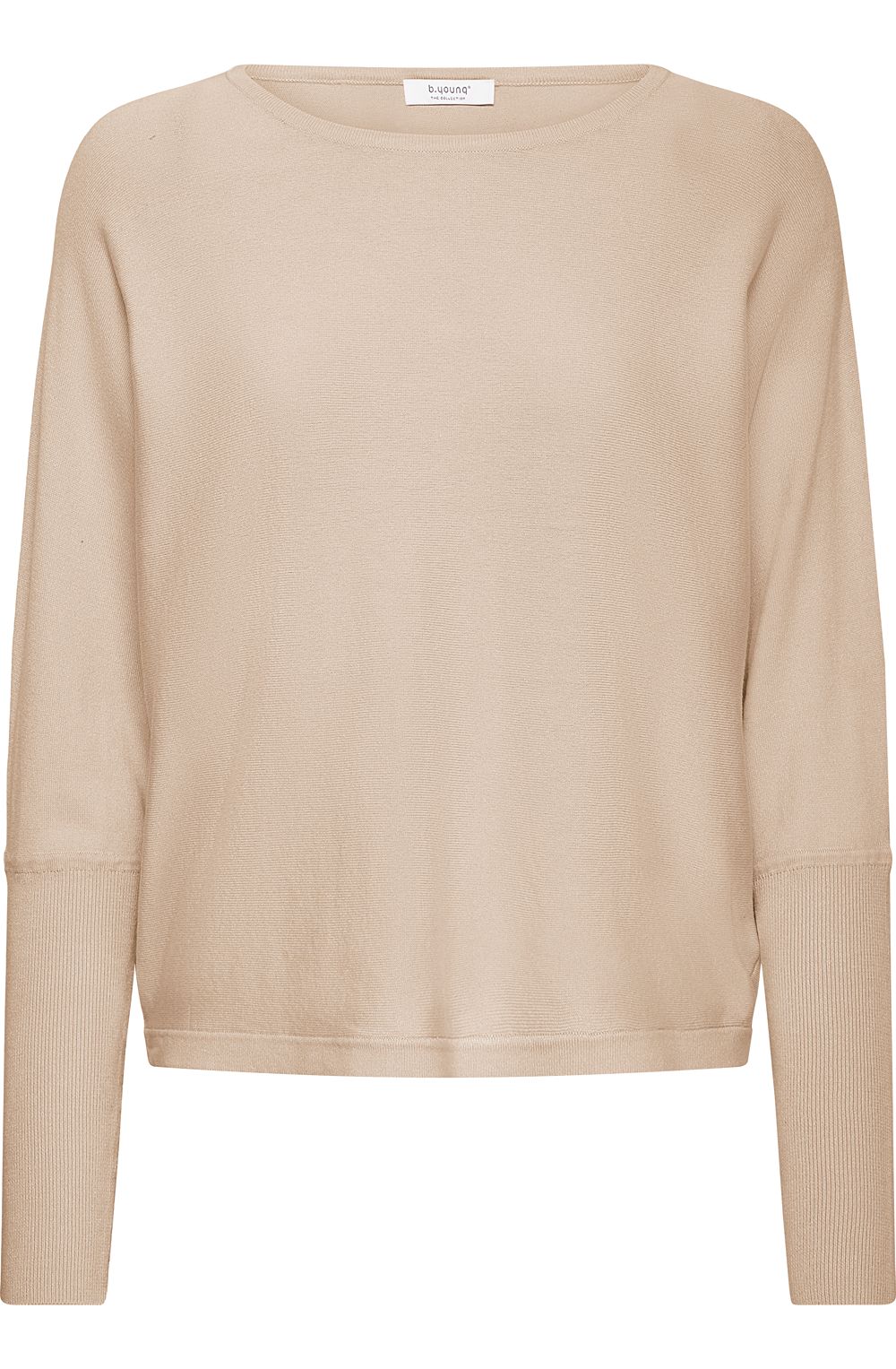 Humus Melange Bat Wing Oversized Jumper