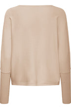 Humus Melange Bat Wing Oversized Jumper