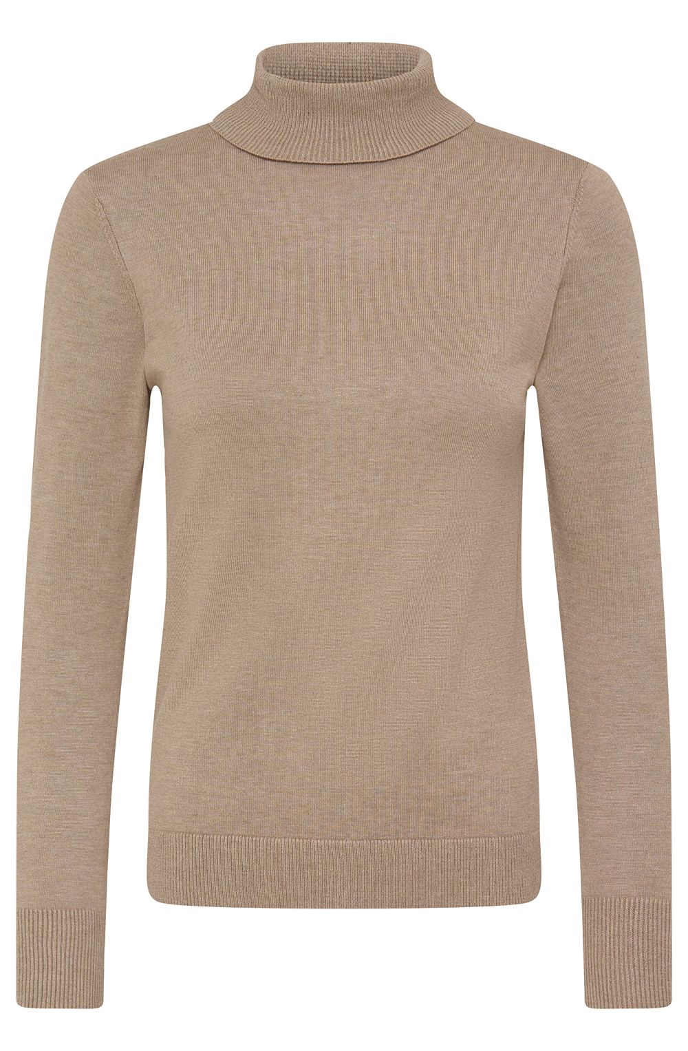 Hummus Melange Roll Neck Jumper