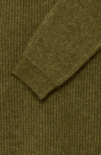 Avocado Ribbed Knit Jumper