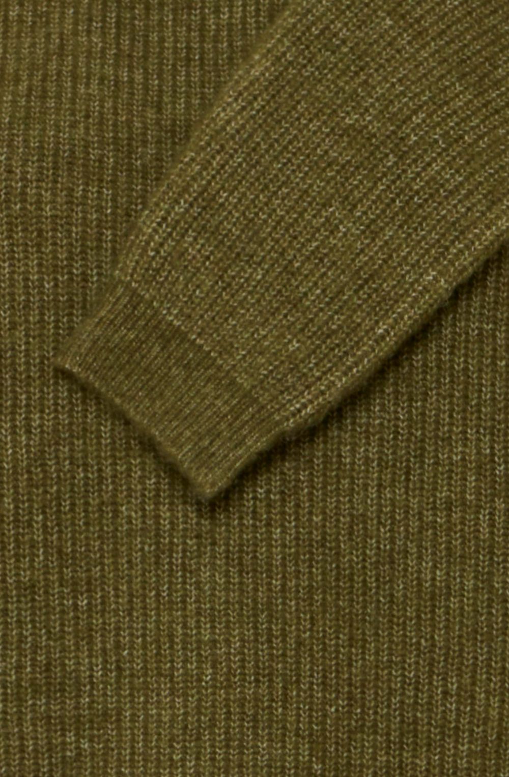 Avocado Ribbed Knit Jumper