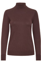Java Brown Roll Neck Jumper