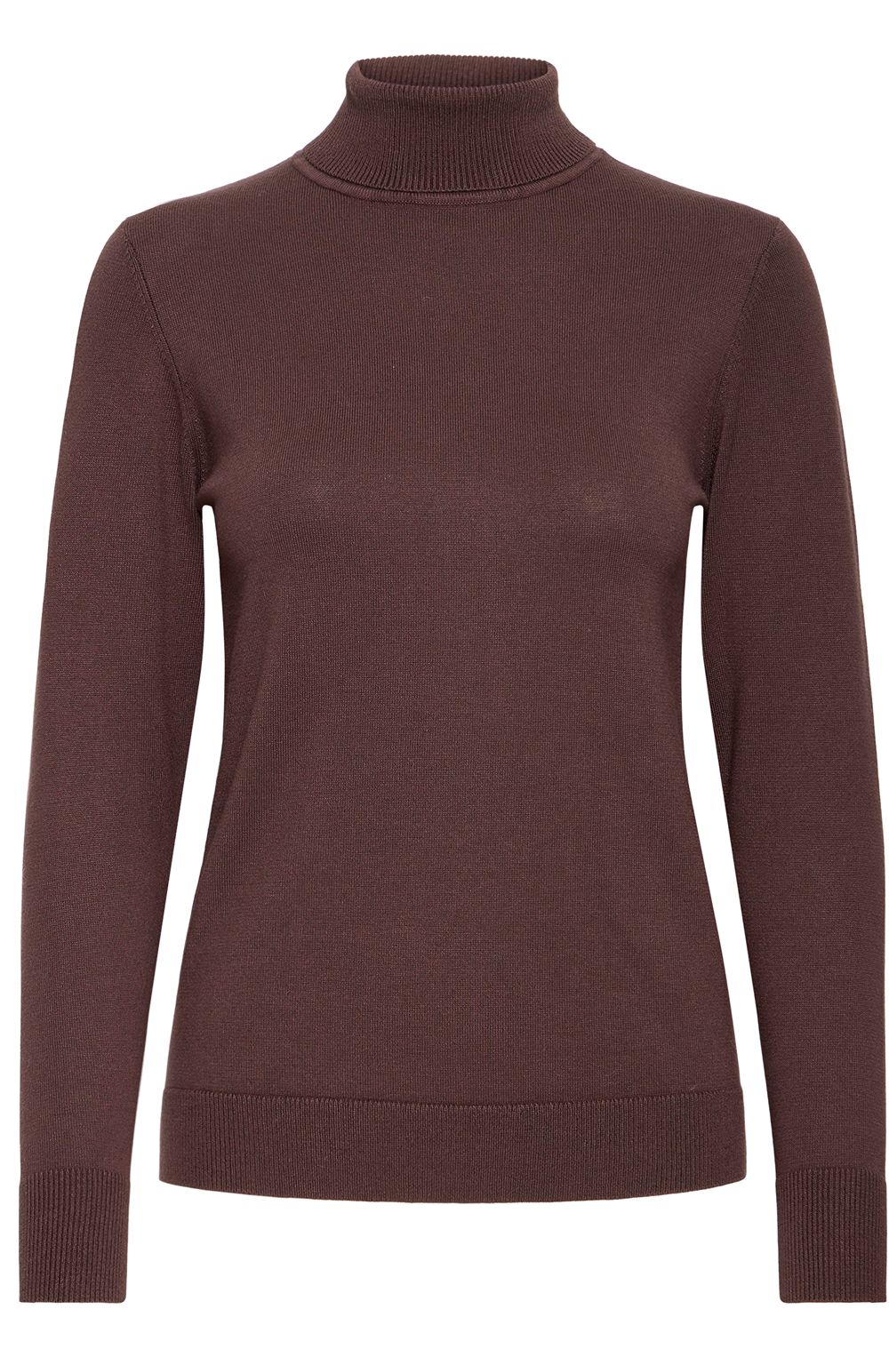 Java Brown Roll Neck Jumper