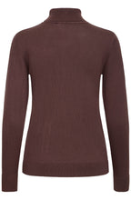 Java Brown Roll Neck Jumper