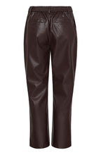 Java Brown Faux Leather Trousers