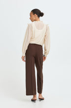 Java Brown Wide Leg Ankle Length Trousers