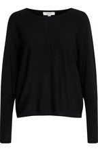 Black Bat Wing Oversized Jumper