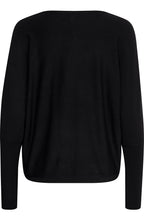 Black Bat Wing Oversized Jumper