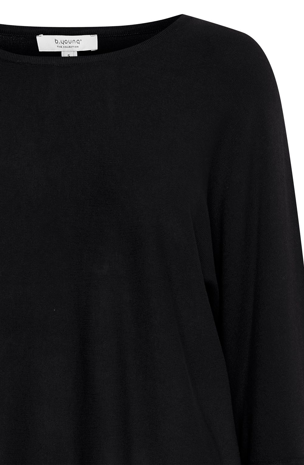 Black Bat Wing Oversized Jumper