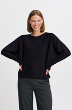 Black Bat Wing Oversized Jumper