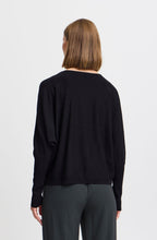 Black Bat Wing Oversized Jumper