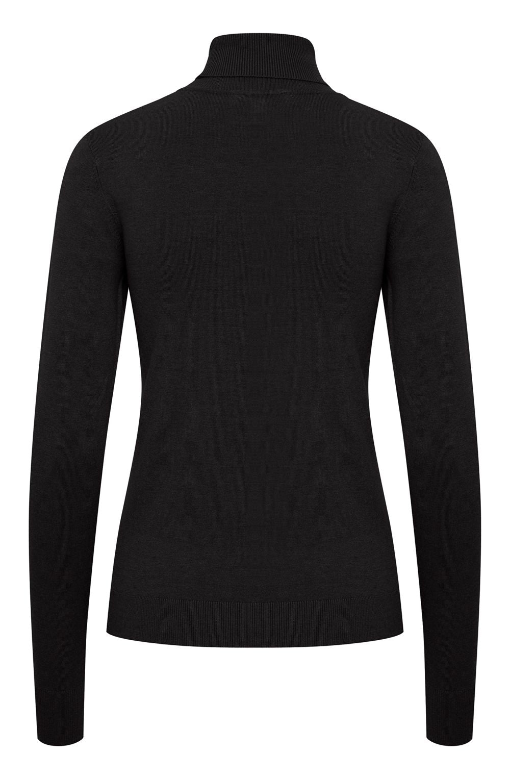 Black Roll Neck Jumper