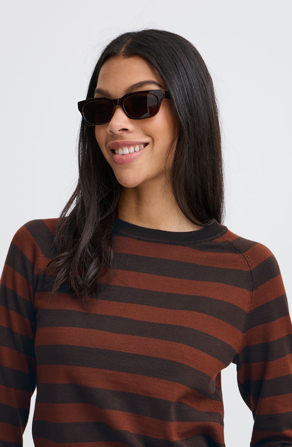 Smoked Paprika Striped Jumper
