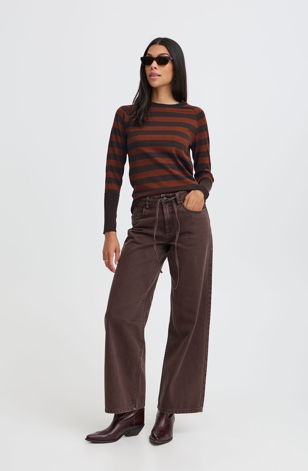 Smoked Paprika Striped Jumper