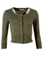Cardigan short khaki