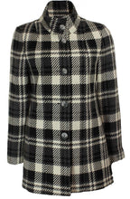 Check Print Coat