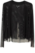 Chiffon Black Jacket