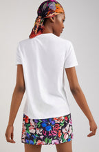 Abstract Floral and Sparkle T Shirt