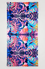 Abstract Frayed Hem Scarf
