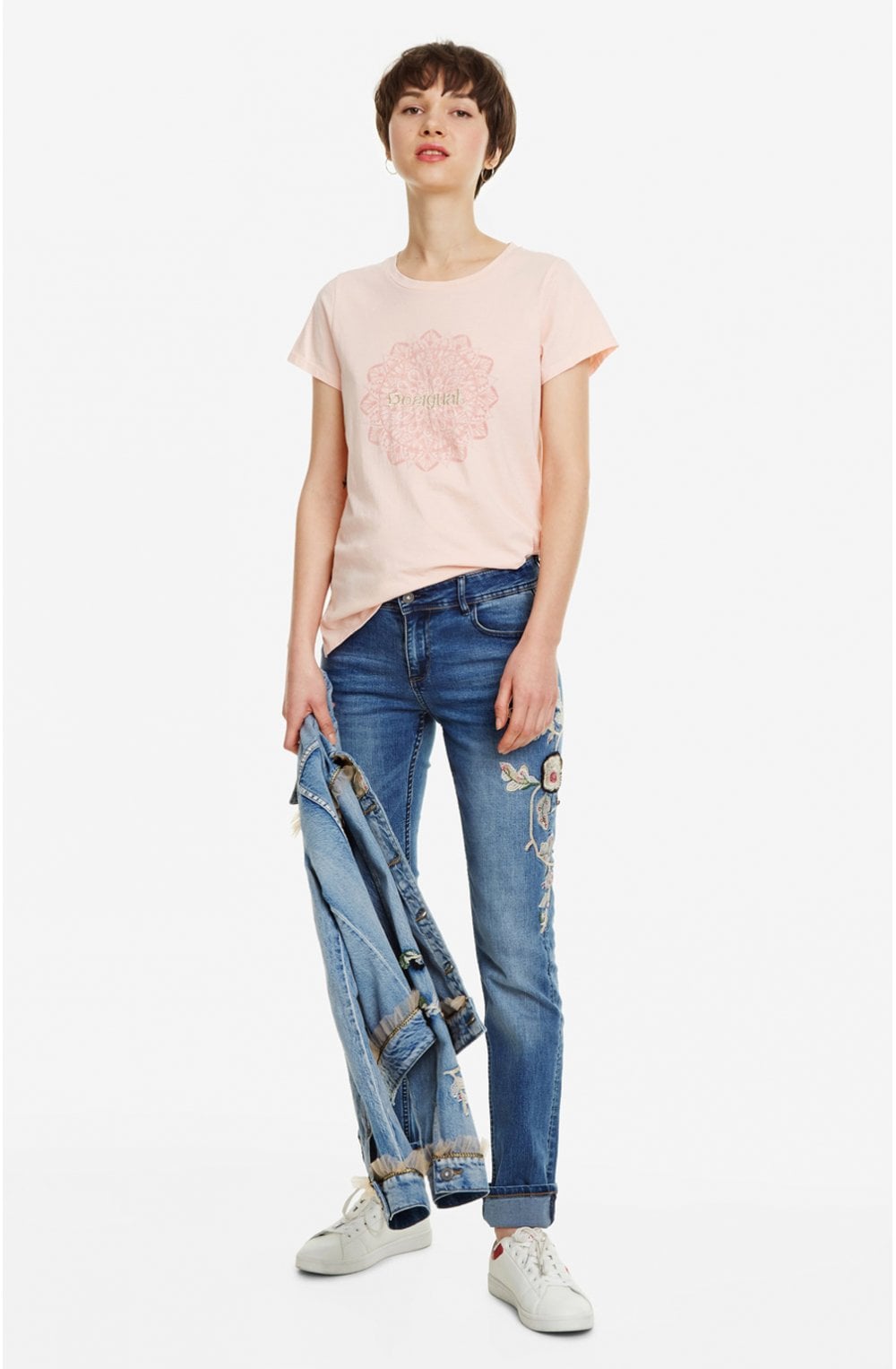 Barcelona Flower Jeans