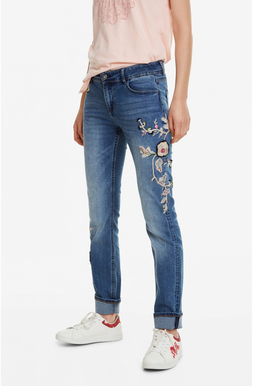 Barcelona Flower Jeans