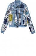 Denim Jacket With Viscose Gisela
