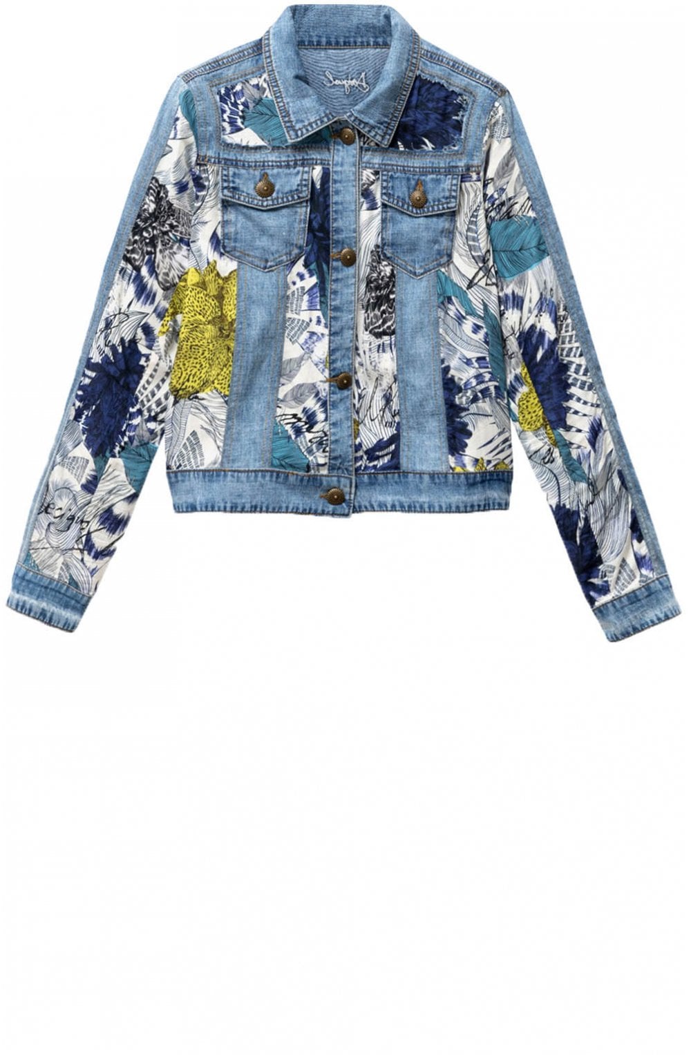 Denim Jacket With Viscose Gisela