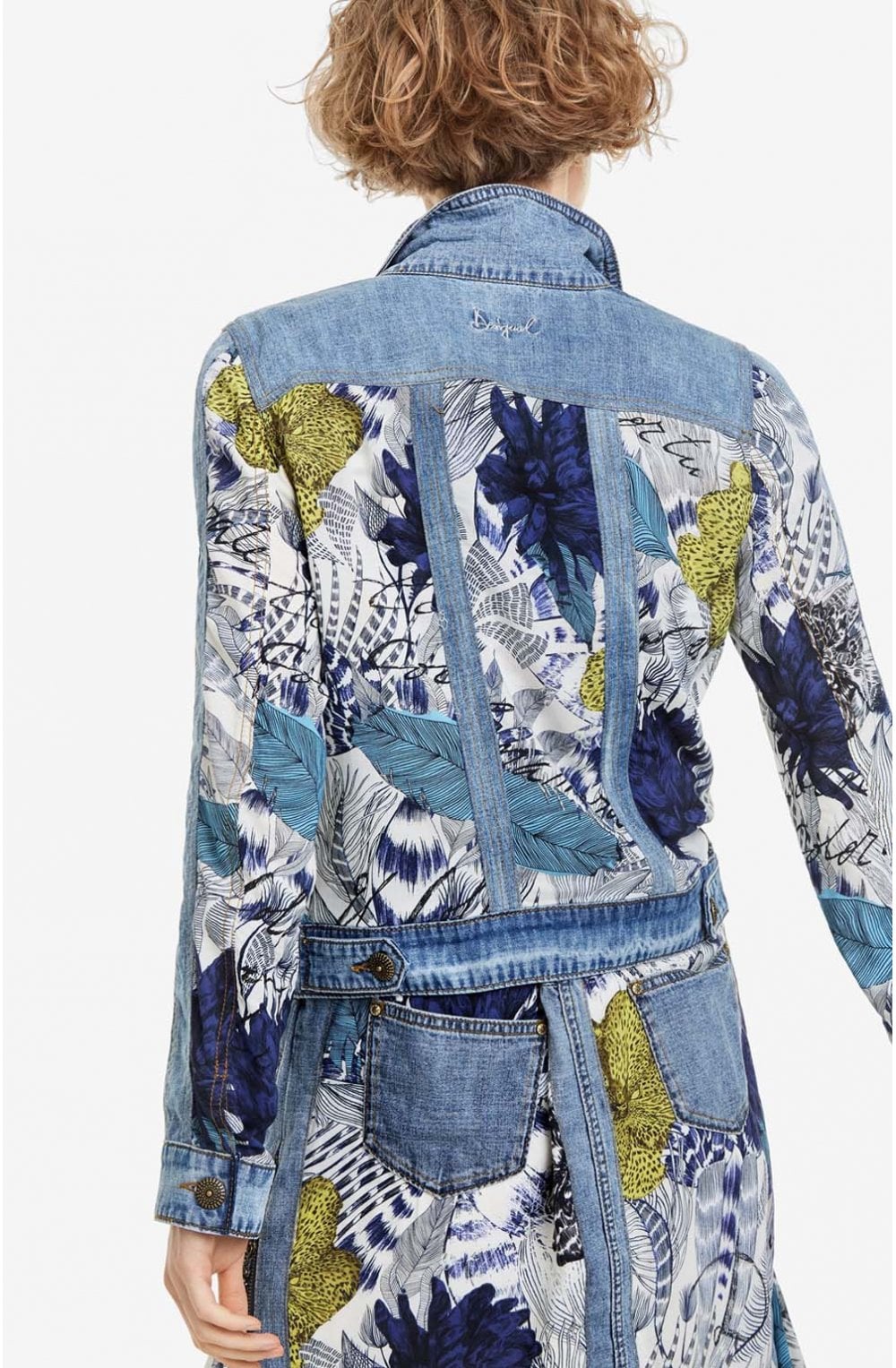 Denim Jacket With Viscose Gisela