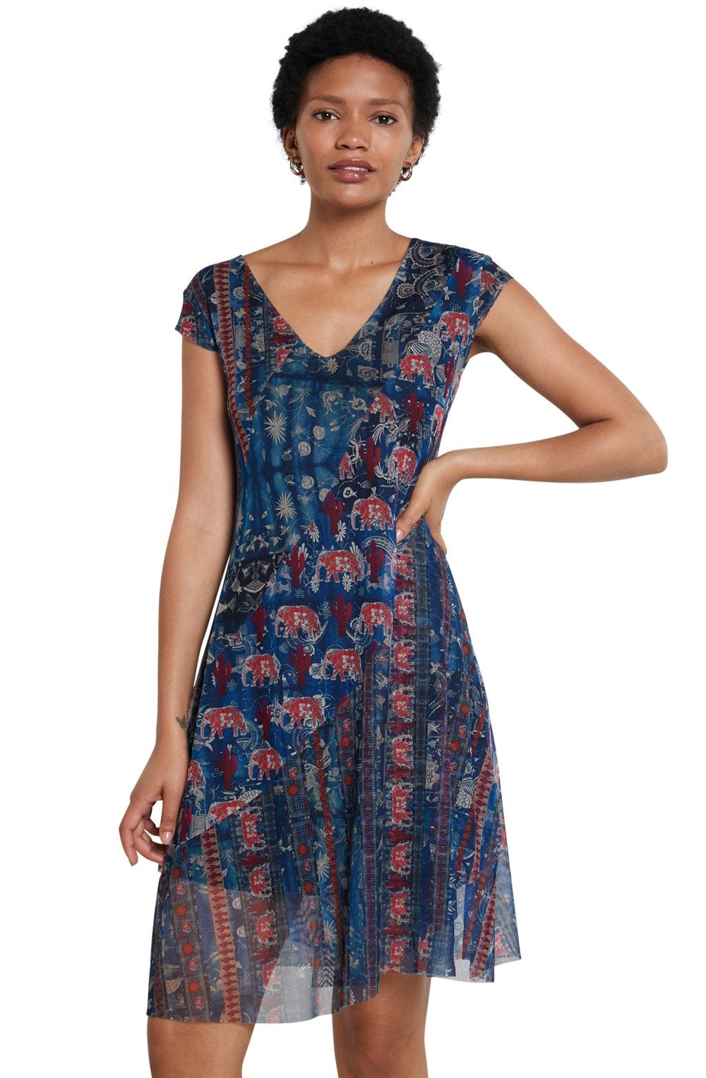 Elephant Design Dress