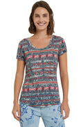 Elephant Design Jersey T Shirt