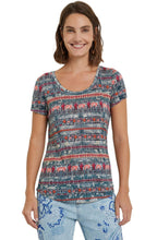 Elephant Design Jersey T Shirt